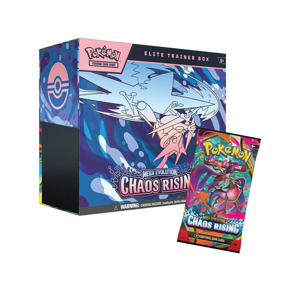 Pokémon Trading Card Game: Mega Evolution Chaos Rising Elite Trainer Box