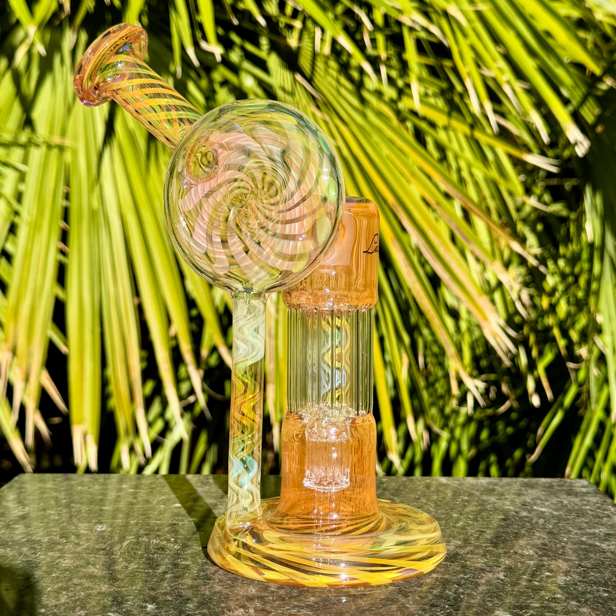 14mm Fume Pillar Disc Recycler by Leisure