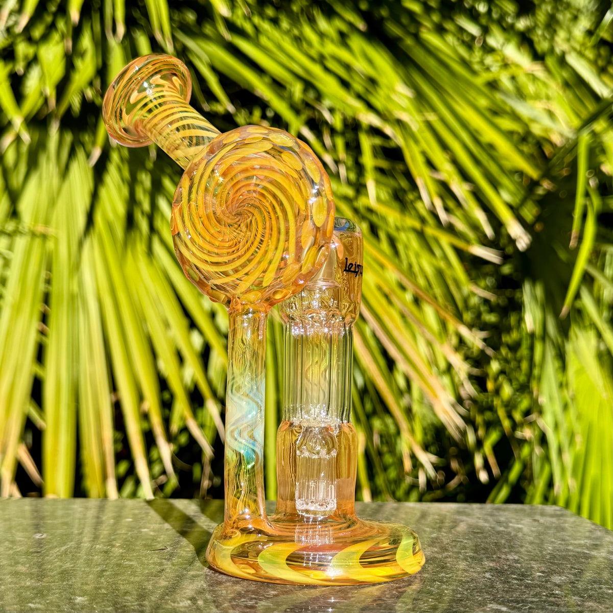 10mm Fume Pillar Disc Recycler by Leisure Glass